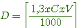 Brachion équation N°1